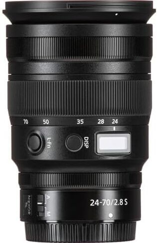 Nikon Nikkor Z 24-70mm f/2.8 S Optical Zoom Lens Z (20089) + 64GB Memory Card + Filter Kit + Backpack + Card Reader + Corel Photo Software + Flex Tripod + Cap Keeper + More (Renewed) in Saudi Arabia