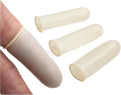 Dukal TEC 4404L Tech-Med Nitrile Finger Cot، كبير، سمك 0.08 مم (عبوة من 144 قطعة) in Kuwait