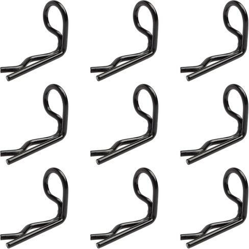 GDOOL 30-Pack 90-Degree Angle Body Clips Bent Springy Pins for All 1/10 Scale Model Car Truck Crawler Truck(Silver) in Kuwait