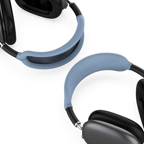 حافظة غطاء وسادة لعصابة الرأس FitTurn متوافقة مع سماعات Apple AirPods Max اللاسلكية، قابلة للغسل وناعمة ومتينة من السيليكون المقاوم للغبار وسهلة التركيب بنفسك ولا حاجة لأي أداة لملحقات Airpods Max (أزرق) in Saudi Arabia