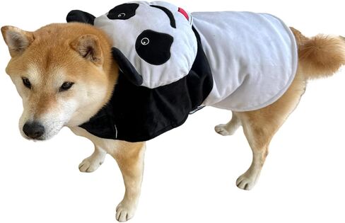 زي ComfyCamper Dog Panda Bear زي صغير متوسط ​​X-Large أزياء الهالوين أسود وأبيض كونغ فو كوسبلاي حيوان، L in Kuwait