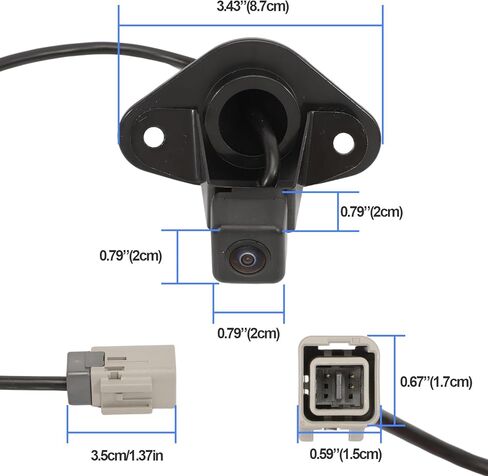 86267AJ10B كاميرا احتياطية للرؤية الخلفية مع دعامة تناسب 2010-2014 Legacy Outback 2.5L 3.6L، كاميرا مساعدة احتياطية لوقوف السيارات، تحل محل 86267-AJ10B 86267-AJ10A 86267AJ10A in Kuwait