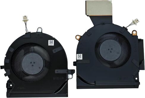 مروحة تبريد بديلة (DC12V) لوحدة المعالجة المركزية ووحدة معالجة الرسومات الجديدة HP OMEN 16-B 16-C TPN-Q265 TPN-Q267 Series M75487-001 ND8CC02-20K25 M75488-001 ND8CC02-20K26 مروحة 0.5 أمبير in Saudi Arabia