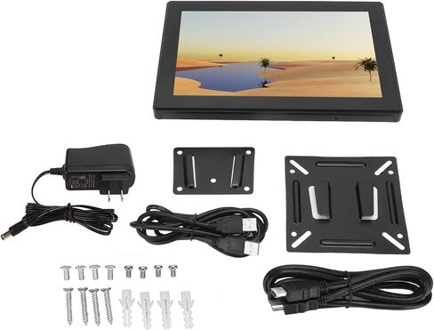 10.1 Inch Touchscreen Monitor, 1280x800 IP65 Waterproof IPS Touch Screen Monitor, HDMI VGA USB Capacitive Touch Monitor, PAL NTSC Automatic Recognition Full View in Saudi Arabia