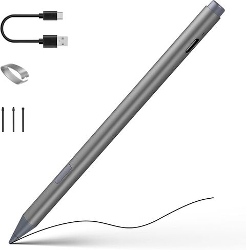 MoKo Stylus Pen for Surface, Fast Charge Surface Pen for Microsoft Surface Pro 9/8/X/7/6/5/4/3 Surface 3/Go/Book/Laptop/Studio, MPP2.0 & 4096 Pressure Tilt Digital Pen, Magnetic and Palm Rejection in Saudi Arabia