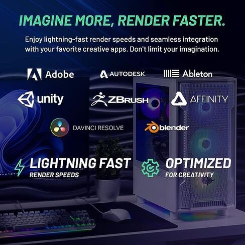 كمبيوتر Skytech Archangel للألعاب، Ryzen 5 7600X 4.7 جيجا هرتز (5.3 جيجا هرتز Turbo Boost)، NVIDIA RTX 4060 Ti 8 جيجا GDDR6X، 2 تيرابايت NVMe M.2 SSD، 16 جيجا DDR5 RAM 5200، 650 وات Gold PSU، Wi-Fi، Win 11 Home in Saudi Arabia