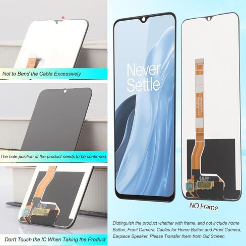 شاشة بديلة لشاشة Oneplus Nord N300 LCD لمجموعة محول الأرقام لشاشة اللمس CPH2389 in Kuwait
