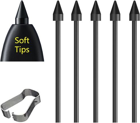 Book Pro 360 S Pen Replacement for Samsung Galaxy Book Pro 360 Laptop All Version (Book Pro 360 | Book2 Pro 360 | Book3 Pro 360 | Book3 360 | Book4 360) Touch Stylus Pen with Tips (Pen-Black) in Saudi Arabia