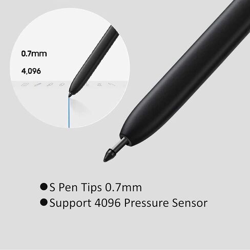 Book Pro 360 S Pen Replacement for Samsung Galaxy Book Pro 360 Laptop All Version (Book Pro 360 | Book2 Pro 360 | Book3 Pro 360 | Book3 360 | Book4 360) Touch Stylus Pen with Tips (Pen-Black) in Saudi Arabia