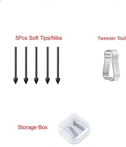 Book Pro 360 S Pen Replacement for Samsung Galaxy Book Pro 360 Laptop All Version (Book Pro 360 | Book2 Pro 360 | Book3 Pro 360 | Book3 360 | Book4 360) Touch Stylus Pen with Tips (Pen-Black) in Saudi Arabia