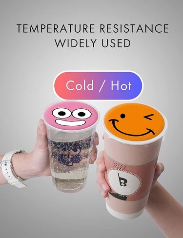 WantJoin Cup Sealing Film Tea Cup Sealing Film Boba Cup Sealer Film 90-105 mm 3000 Cups for PP Plastic and Paper Cups in Saudi Arabia