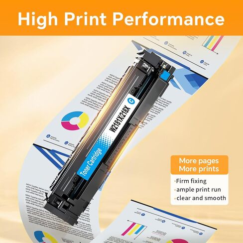 خرطوشة حبر بديلة 218X عالية الإنتاجية لـ HP 218X/218A متوافقة مع HP Color Laser Jet Pro 3201dw MFP 3301cdw MFP 3301fdw MFP 3301sdw (4 BK/Y/C/M) | W2180X W2181X W2182X W2183X (بدون شريحة) in Saudi Arabia