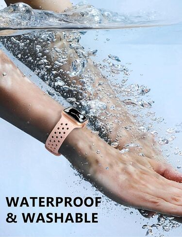 سوار رياضي متوافق مع سوار ساعة Apple 38 مم 40 مم 41 مم 42 مم (S10) للنساء والرجال، بلاستيك معاد تدويره - حزام سيليكون ناعم مسامي لسلسلة iWatch 10 SE 9 8 7 6 5 4 3 2 1 in Kuwait