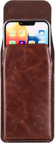 Cell Phone Holster Leather Pouch Belt Clip Case Holder for iPhone 15, 15 Pro, 14, 14 Pro, 13, 13 Pro, 12, 12 Pro, 11 Pro, SE, Samsung Galaxy S24, S23, S22, S10e, A10e, J3, J2, Pixel 5, 4 (Coffee, M) in Saudi Arabia