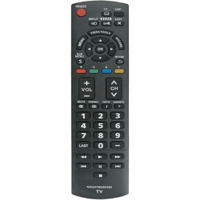 N2QAYB000485 Remote Control for Panasonic Tv Remote Replacement, Replace Panasonic Tv Remote Compatible with LCD LED Plasma Viera TVs TC-42LD24 TC-42LS24 TC-42PS14 TC-54PS14 TH-32LRU5 TH-42LRU50
