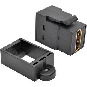 TRIPP LITE Black HDMI All-in-One Keystone/Panel Mount Coupler (P164-000-KP-BK)
