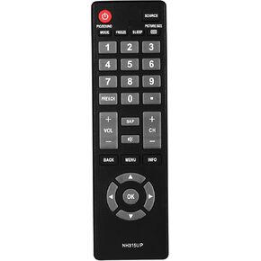Universal TV Remote Control NH315UP for Sanyo Smart TV FW43D25F FW50D36F FW55D25F FW32D06F