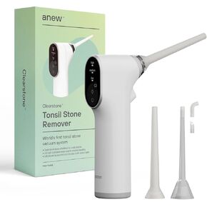 Electronic Vacuum Tonsil Stone Remover with LED Guidance Light - Hassle-Free Instant Suction - Tonsil Stone Removal Kit - Patent Pending