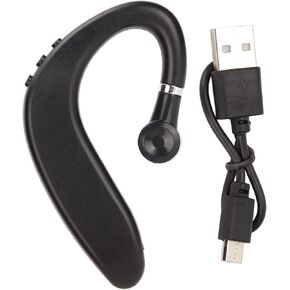 Single Ear Headset, Bluetooth Earphones V5.2 Headset Earhook Design for Business Driving Travel Waterproof Business Headset