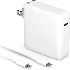 61W MacBook Pro Charger USB C Power Adapter for MacBook Pro/Air 13/14 Inch Fast Charging Power Adapter with Type C Power Cord Supply