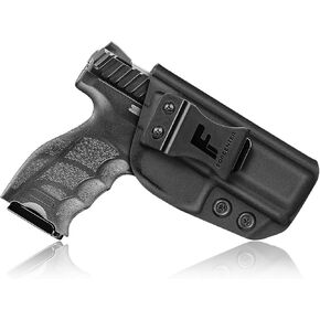 H&K VP9 Holster,Forcenter IWB Holster for Heckler & Koch VP9 Pistol | H&K VP9 Accessories | Right-Hand Draw | Adjustable Cant | 'Posi-Click' Retention