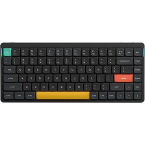 لوحة مفاتيح nuphy Air75 V2 منخفضة المستوى، لوحة مفاتيح ميكانيكية لاسلكية بإضاءة خلفية RGB، لوحة مفاتيح قابلة للتبديل السريع، تدعم اتصال Bluetooth/2.4g/USB-C (مفاتيح بيضاء، Gateron حمراء) in Kuwait
