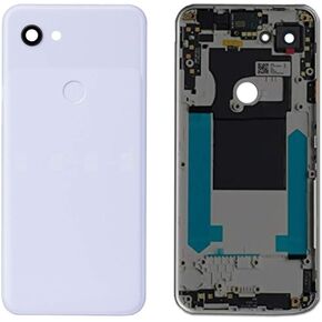 Replacement Back Glass Rear Panel Back Door Housing Parts for Google Pixel 3 XL 3XL G013D G013C (no Lens&Fingerprint) (Back Glass Replacement for Pixel 3 XL 6.3") Pink