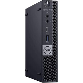 Dell Optiplex 7060 Micro Tower Business Desktop Computer (Intel Core i5-8500T 6 Core, 8GB, 256GB PCIe M.2 NVMe SSD, WiFi) Windows 10 Pro (Renewed)