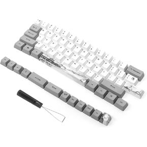 SUNGOOYUE 73PCs Sublimation PBT Mechanical Keyboard Keycaps with Cute Pattern, Easy Installation, Universal for Mechanical Keyboard (6064 Ink)