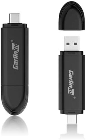 Carlinkit Mini SE Wireless CarPlay Adapter - Convert Wired CarPlay to Wireless | High Cost-Performance | Dual-Head USB-A & USB-C | Compact & Stable Connection in Kuwait