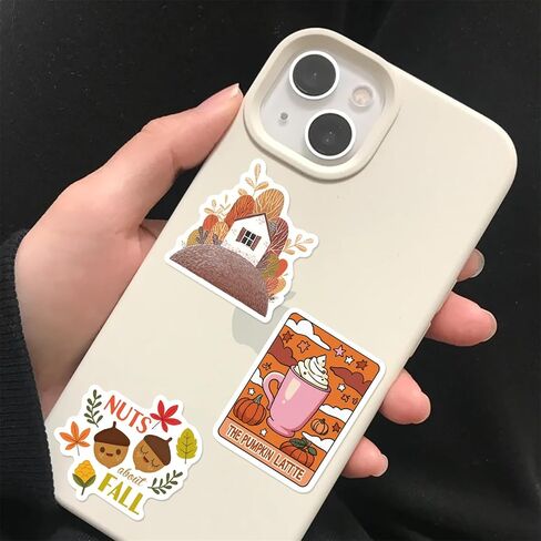 ملصقات البلوط 55pcs الخريف الخريف البلوط لعيد الشكر زجاجات المياه بطاقات الأمتعة المغلفات سجل القصاصات الكمبيوتر المحمول حزب الديكور للأطفال المراهقين in Kuwait