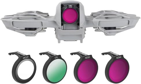Filter for DJI Neo CPL/MCUV/ND32/ND64 for DJI Neo Fly More Combo Filter Set for DJI NEO Drone Accessories 4-Pack in Saudi Arabia