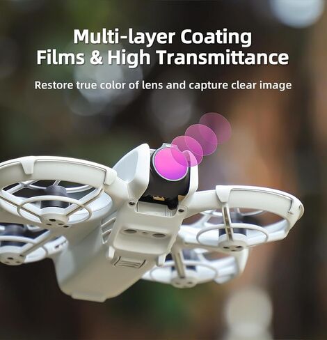 Filter for DJI Neo CPL/MCUV/ND32/ND64 for DJI Neo Fly More Combo Filter Set for DJI NEO Drone Accessories 4-Pack in Saudi Arabia