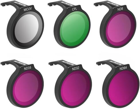 Filter for DJI Neo CPL/MCUV/ND32/ND64 for DJI Neo Fly More Combo Filter Set for DJI NEO Drone Accessories 4-Pack in Kuwait
