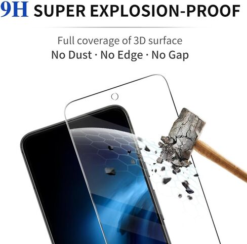 [3+3 Pack Screen Protector for Google Pixel 8（Released 2023） [Scratch Resistant] [Bubble Free] Tempered Glass Screen Film (Pixel 8-6.17 Inch) in Saudi Arabia