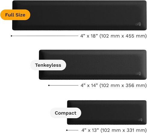 مسند معصم لوحة المفاتيح الخشبية Glorious Gaming (TKL) - خشب الرماد الأبيض، الحبوب المتوسطة الخشنة، سطح أملس، مقاوم للعرق والزيت، سهل التنظيف، قاعدة مطاطية مضادة للانزلاق، 360 × 100 × 19 مم - أونيكس in Kuwait