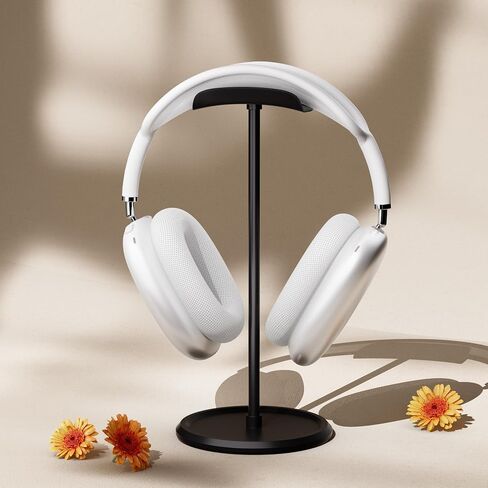 حامل سماعة الرأس 【عبوة واحدة】 حامل سماعة الرأس مع صينية تخزين متوافقة مع AirPods Max وAirPods وAirPods Pro وBeats وBose ومعظم سماعات الرأس المخصصة للألعاب. 【لا توجد حاجة لأي أدوات】 YO-2 (أسود) in Saudi Arabia