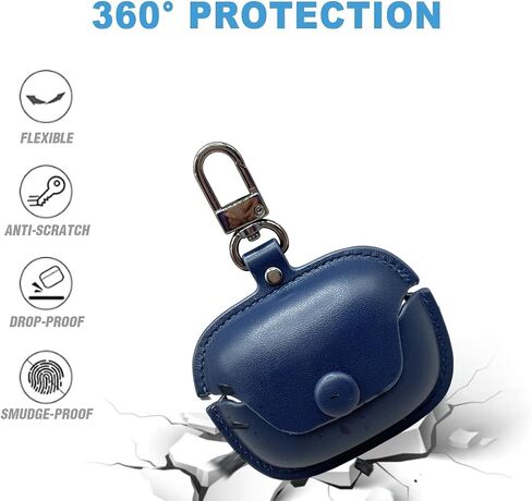 Leather Case Compatible with Bose Ultra Open Earbuds with Keychain in Saudi Arabia