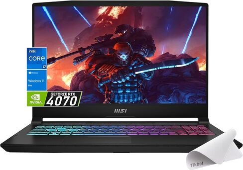 كمبيوتر محمول للألعاب MSI Katana مقاس 15.6 بوصة، 144 هرتز FHD، Intel Core i7-13620H، NVIDIA GeForce RTX 4070، لوحة مفاتيح ألعاب RGB ذات 4 مناطق، Windows 11، مع لوحة ماوس (Windows 11 Home، ذاكرة الوصول العشوائي 64 جيجابايت | 1 تيرابايت PCIE SSD) in Saudi Arabia