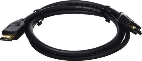 Monoprice High Speed HDMI Cable - 4 Feet - Black, No Logo (3-Pack) 4K@60Hz, HDR, 18Gbps, YCbCr 4:4:4, 32AWG, CL2 - Commercial Series in Saudi Arabia
