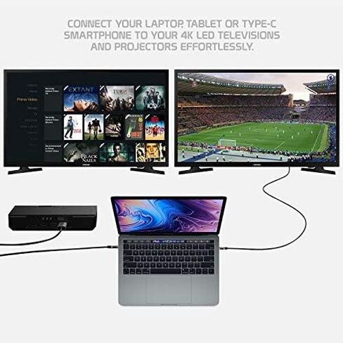 مجموعة محول HDMI 4k متوافقة مع Google Pixel XL/Pixel 3/Pixel 3 XL/Pixel 3a/Pixel 4 XL بسرعة رقمية كاملة 60 هرتز مع كابل بطول 6 أقدام! in Kuwait