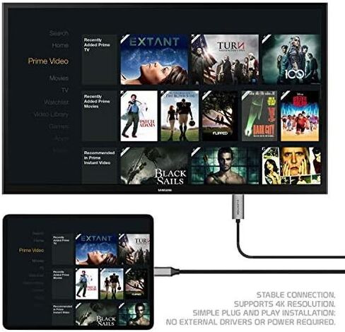 مجموعة محول HDMI 4k متوافقة مع Google Pixel XL/Pixel 3/Pixel 3 XL/Pixel 3a/Pixel 4 XL بسرعة رقمية كاملة 60 هرتز مع كابل بطول 6 أقدام! in Kuwait