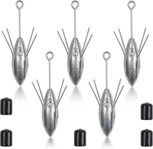 Sputnik Sinker Weights Surf Fishing Weights Sinker Long Tail Fishing Weights Surf Fishing Weight Saltwater for Ocean Sea Sand in Kuwait