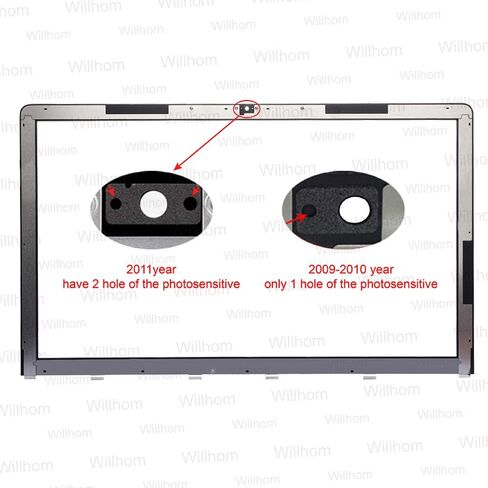 Willhom LCD Front Glass Panel Replacement for iMac 27 Inch A1312 2011 (27 Inch) in Saudi Arabia