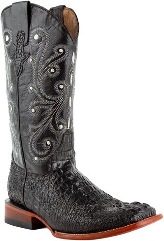 Ferrini Men's Print Crocodile S-Toe Western Boot in Kuwait