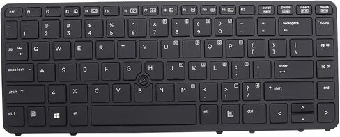 New Keyboard Replacement for HP EliteBook 840 G1 G2 850 G1 736654-001 731179-001 NSK-CP2BV 9Z.N9JBV.201 6037B0085601 with Backlit Frame in Saudi Arabia