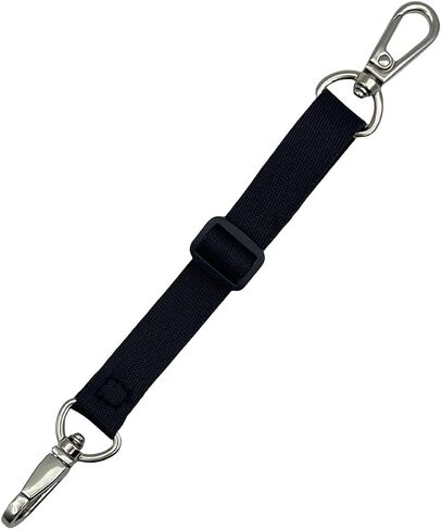 Prong Collar Safety Clip,Dog Chain Collars Clasp,Collar to Vests Connector,Double Backup Clip for Dog Collars Harnesses & Leashes, 4.7''Black*1PC in Saudi Arabia