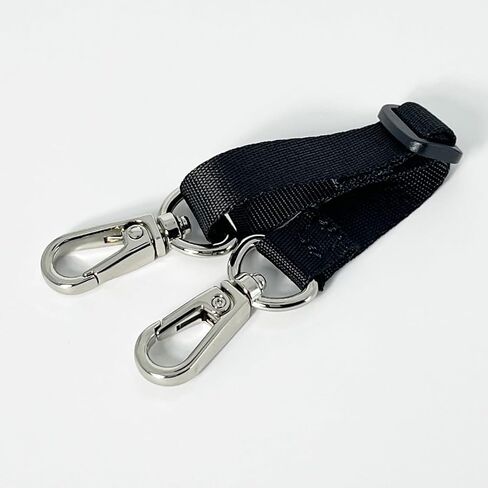 Prong Collar Safety Clip,Dog Chain Collars Clasp,Collar to Vests Connector,Double Backup Clip for Dog Collars Harnesses & Leashes, 4.7''Black*1PC in Saudi Arabia
