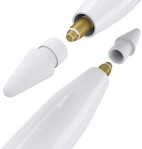 Pencil Tips Soft Wear-Resistant Tips for Apple Pencil 1st / 2nd Generation, 2B Soft Double-Layered Pen Tip for Apple Replacement 2B Stylus Fine Nib Compatible with iPad Air Mini Pro Apple Pencil in Saudi Arabia