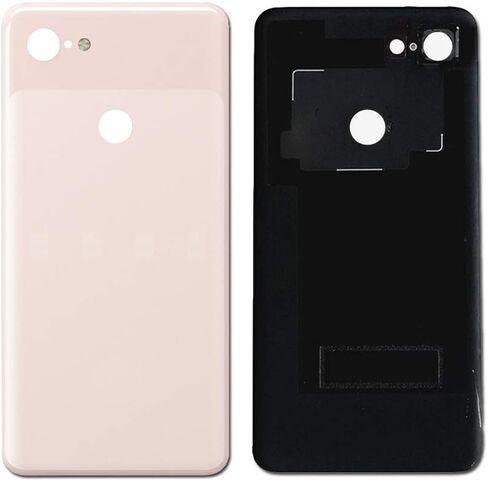 استبدال أجزاء الزجاج الخلفي للوحة الخلفية للباب الخلفي لهاتف Google Pixel 3 XL 3XL G013D G013C (بدون عدسة وبصمة إصبع) (استبدال الزجاج الخلفي لهاتف Pixel 3 XL 6.3") وردي in Kuwait
